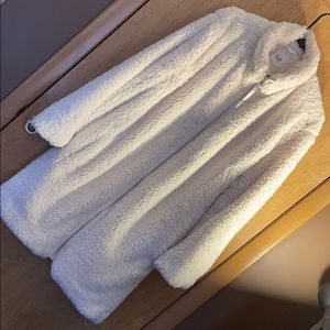 Gap Fuzzy Long Jacket